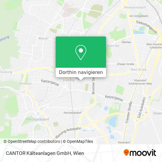 CANTOR Kälteanlagen GmbH Karte