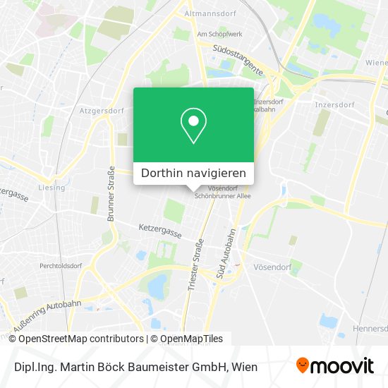 Dipl.Ing. Martin Böck Baumeister GmbH Karte