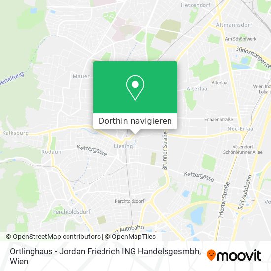 Ortlinghaus - Jordan Friedrich ING Handelsgesmbh Karte