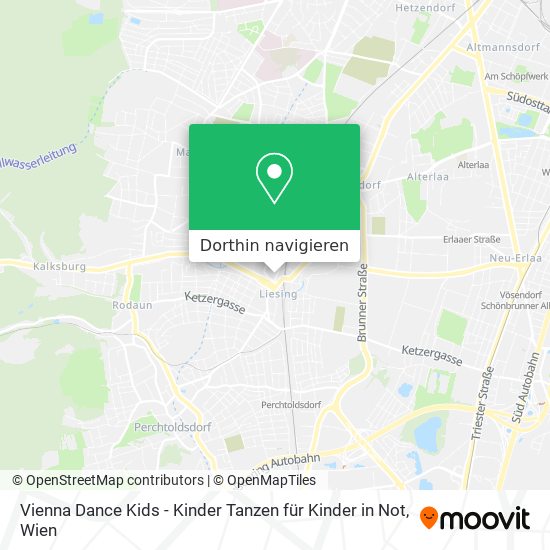 Vienna Dance Kids - Kinder Tanzen für Kinder in Not Karte