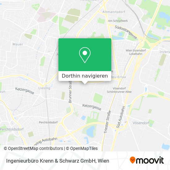 Ingenieurbüro Krenn & Schwarz GmbH Karte