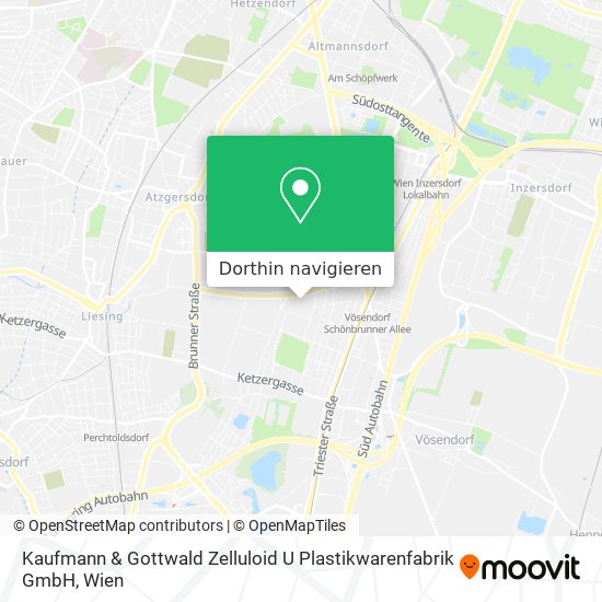 Kaufmann & Gottwald Zelluloid U Plastikwarenfabrik GmbH Karte