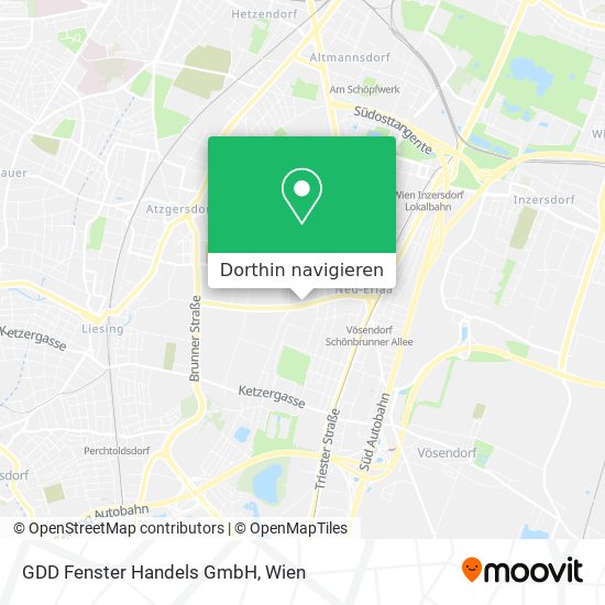 GDD Fenster Handels GmbH Karte