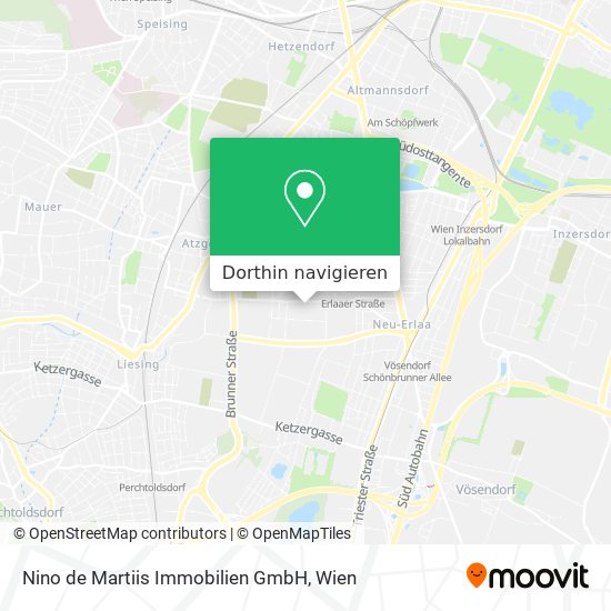Nino de Martiis Immobilien GmbH Karte