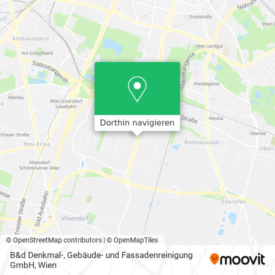 B&d Denkmal-, Gebäude- und Fassadenreinigung GmbH Karte