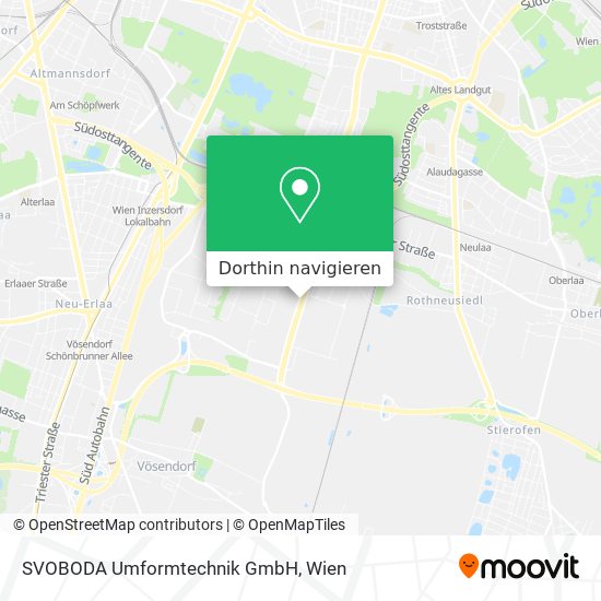 SVOBODA Umformtechnik GmbH Karte