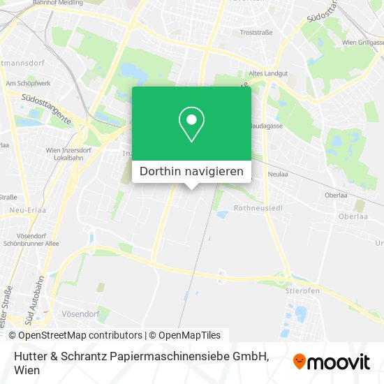 Hutter & Schrantz Papiermaschinensiebe GmbH Karte
