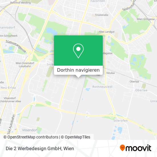 Die 2 Werbedesign GmbH Karte