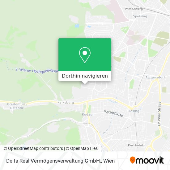 Delta Real Vermögensverwaltung GmbH. Karte