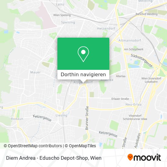Diem Andrea - Eduscho Depot-Shop Karte