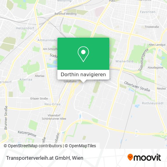 Transporterverleih.at GmbH Karte