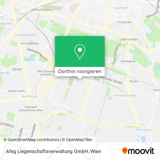 Afeg Liegenschaftsverwaltung GmbH Karte
