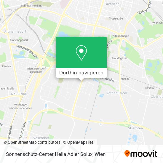 Sonnenschutz-Center Hella Adler Solux Karte
