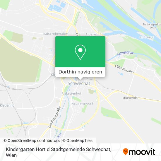 Kindergarten Hort d Stadtgemeinde Schwechat Karte