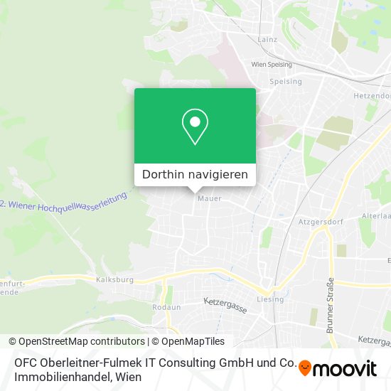 OFC Oberleitner-Fulmek IT Consulting GmbH und Co. Immobilienhandel Karte