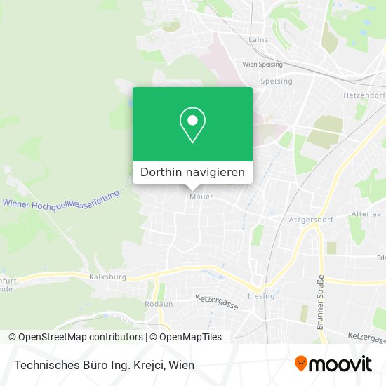 Technisches Büro Ing. Krejci Karte