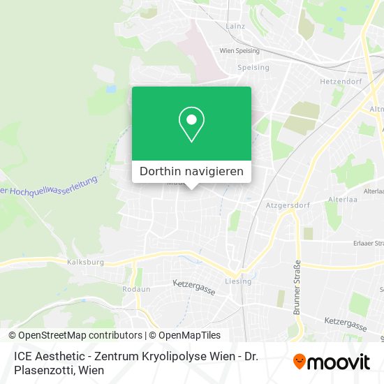 ICE Aesthetic - Zentrum Kryolipolyse Wien - Dr. Plasenzotti Karte