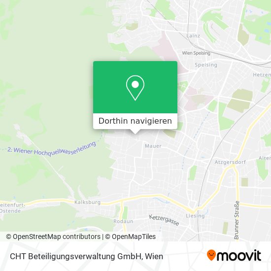 CHT Beteiligungsverwaltung GmbH Karte