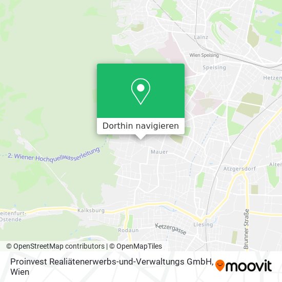 Proinvest Realiätenerwerbs-und-Verwaltungs GmbH Karte