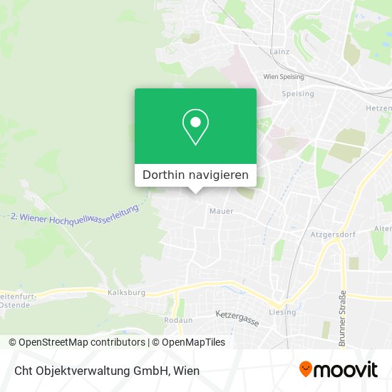Cht Objektverwaltung GmbH Karte