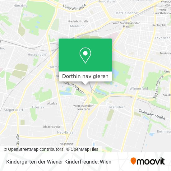 Kindergarten der Wiener Kinderfreunde Karte