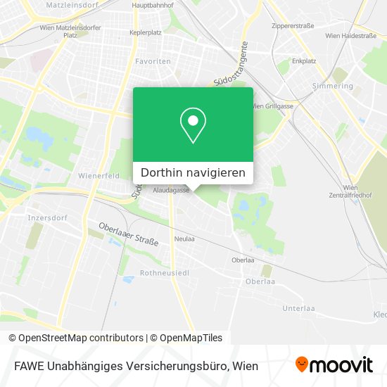 FAWE Unabhängiges Versicherungsbüro Karte