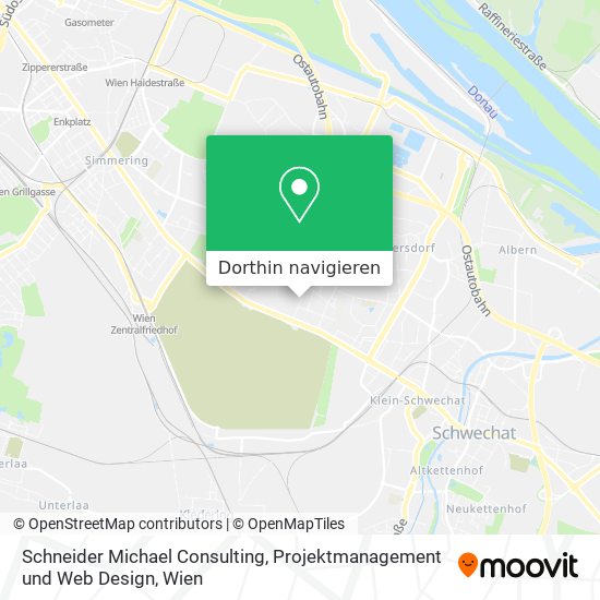 Schneider Michael Consulting, Projektmanagement und Web Design Karte