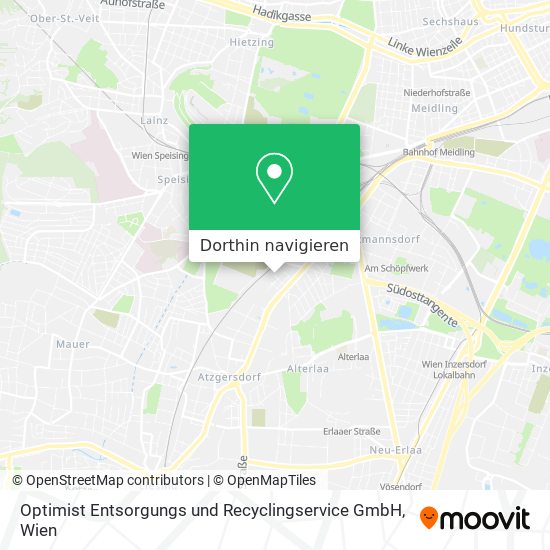 Optimist Entsorgungs und Recyclingservice GmbH Karte