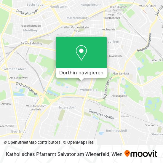 Katholisches Pfarramt Salvator am Wienerfeld Karte