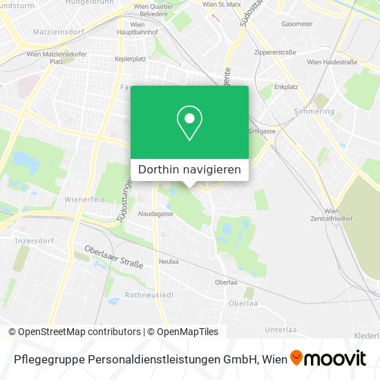 Pflegegruppe Personaldienstleistungen GmbH Karte