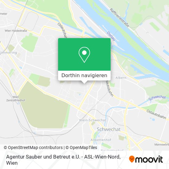 Agentur Sauber und Betreut e.U. - ASL-Wien-Nord Karte