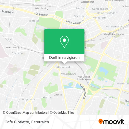 Cafe Gloriette Karte