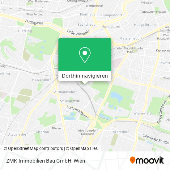 ZMK Immobilien Bau GmbH Karte