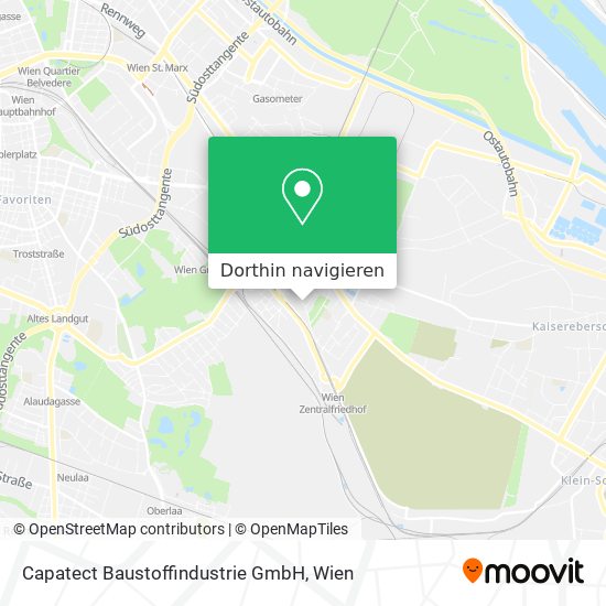 Capatect Baustoffindustrie GmbH Karte