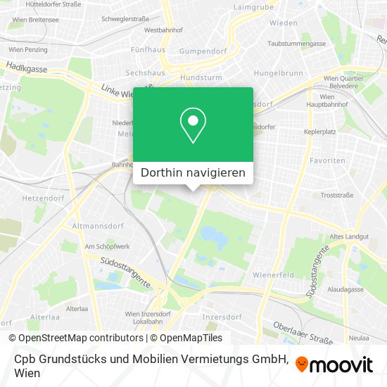 Cpb Grundstücks und Mobilien Vermietungs GmbH Karte