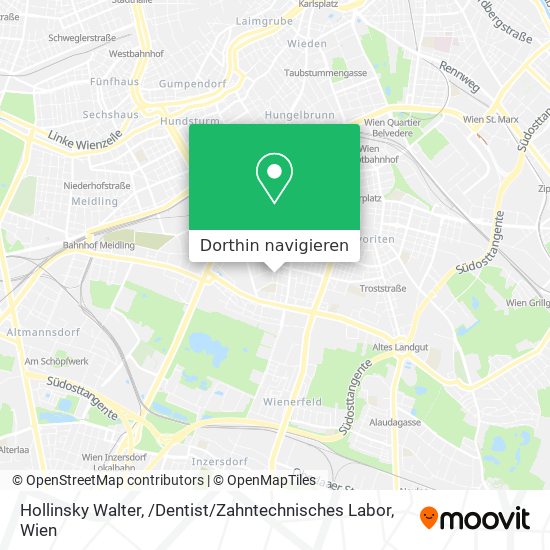 Hollinsky Walter, /Dentist / Zahntechnisches Labor Karte