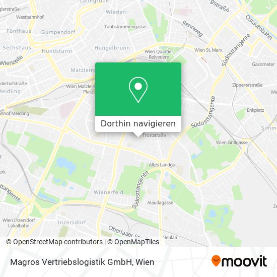 Magros Vertriebslogistik GmbH Karte