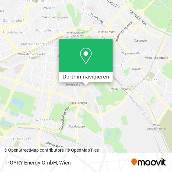 PÖYRY Energy GmbH Karte