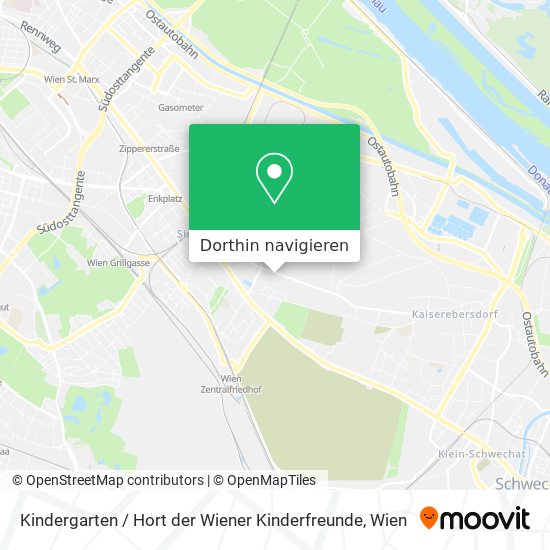 Kindergarten / Hort der Wiener Kinderfreunde Karte