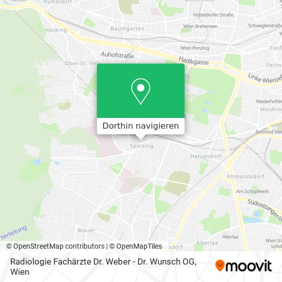 Radiologie Fachärzte Dr. Weber - Dr. Wunsch OG Karte