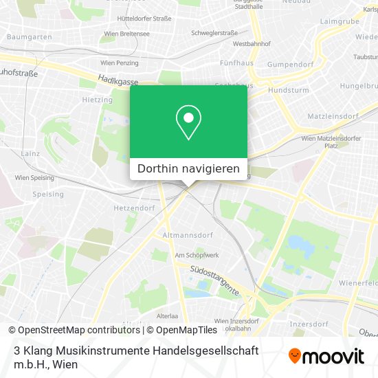 3 Klang Musikinstrumente Handelsgesellschaft m.b.H. Karte