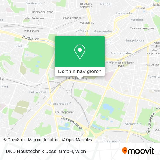 DND Haustechnik Dessl GmbH Karte