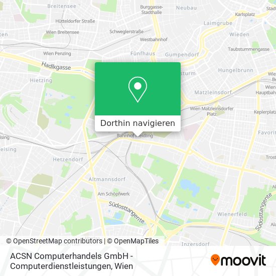 ACSN Computerhandels GmbH - Computerdienstleistungen Karte