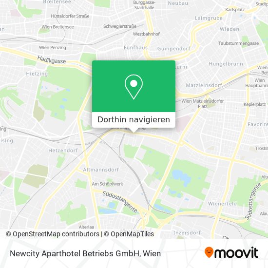 Newcity Aparthotel Betriebs GmbH Karte