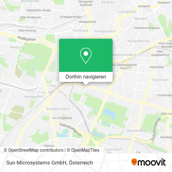 Sun Microsystems GmbH Karte