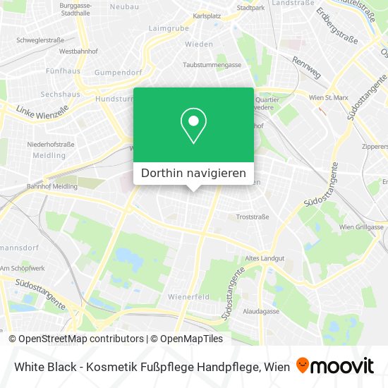 White Black - Kosmetik Fußpflege Handpflege Karte