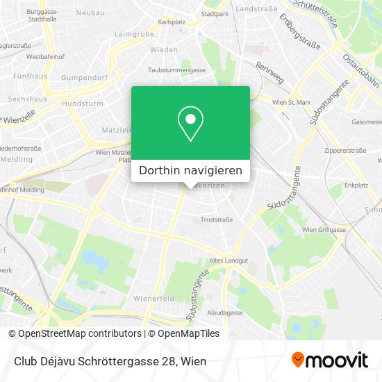 Club Déjàvu Schröttergasse 28 Karte
