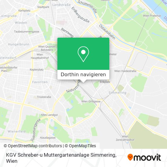 KGV Schreber-u Muttergartenanlage Simmering Karte