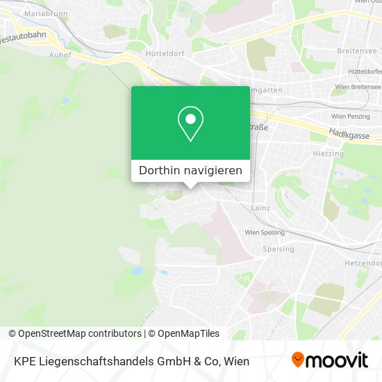 KPE Liegenschaftshandels GmbH & Co Karte
