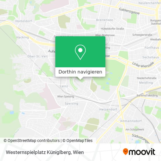 Westernspielplatz Küniglberg Karte